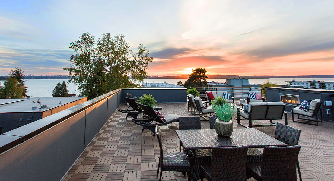 NewTechWood-deck tiles